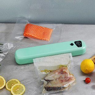 Вакууматор для пищевых продуктов Vacuum Sealer / Домашний вакууматор еды / Кухонный вакууматор 23456246502 фото