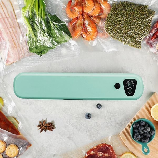 Вакууматор для харчових продуктів Vacuum Sealer / Домашній вакууматор їжі / Кухонний вакууматор 23456246502 фото