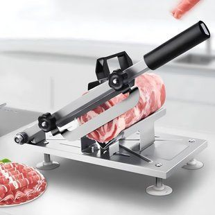 Ручной слайсер для тонкой нарезки мяса LY-619 / Механическая ломтерезка для дома / Кухонный слайсер для мяса 234571862 фото