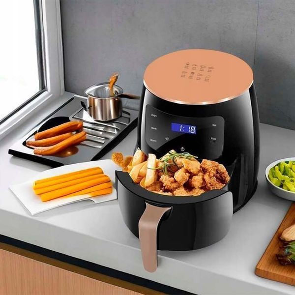 Аэрофритюрница безмасляная 6л, 3600Вт, Maxtop / Аэрогриль / Электрическая фритюрница / Мультипечь 234578559 фото
