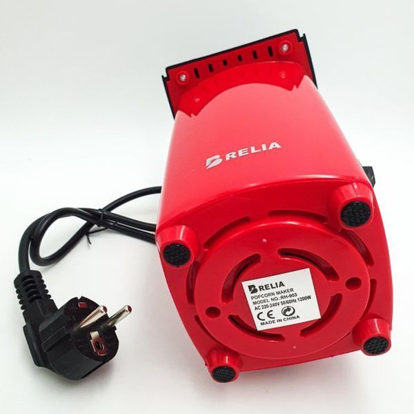 Аппарат для приготовления попкорна Popcorn Maker 1200 Вт / Попкорница 123464426 фото