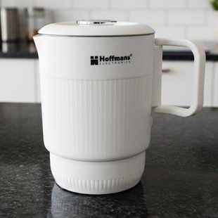 Электрический чайник 0,8 л, 1200 Вт, 2 режима, Hoffmans HM-2560, Белый / Дисковый электрочайник / Кухонный чайник 234590972 фото