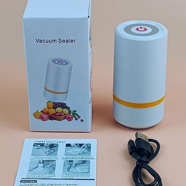 Вакууматор електричний, від USB XL-709 / Вакуумний пакувальник / Вакууматор для продуктів / Вакууматор для м'яса 234575444 фото