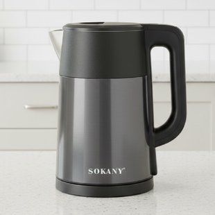 Электрочайник 2,5 л, 1500 Вт, SK-09016, Черный / Кухонный чайник дисковый / Электрический чайник из нержавеющей стали 234592571 фото