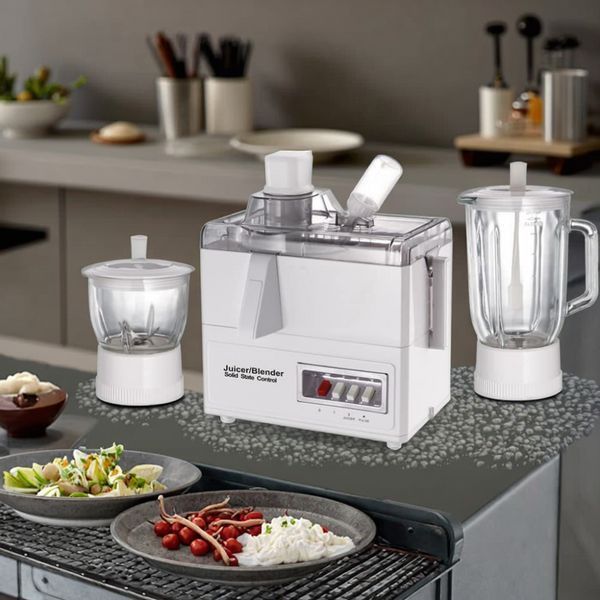 Соковыжималка от сети 800V, 3 чаши, LB-53011 / Электрический блендер / Мощная соковыжималка / Кофемолка 234580992 фото
