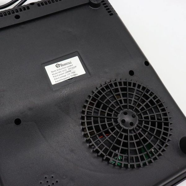 Настільна електроплита, 2000 Вт, одна конфорка, Domotec MS 5833 / Склокерамічна індукційна плита 234570127 фото