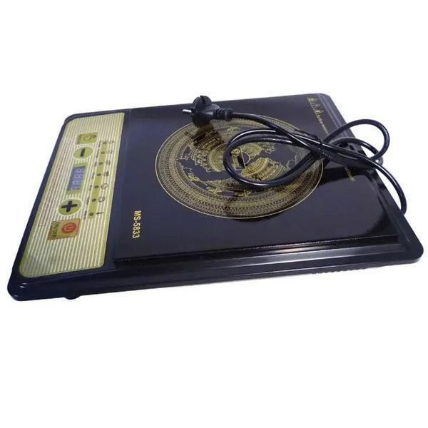 Настільна електроплита, 2000 Вт, одна конфорка, Domotec MS 5833 / Склокерамічна індукційна плита 234570127 фото