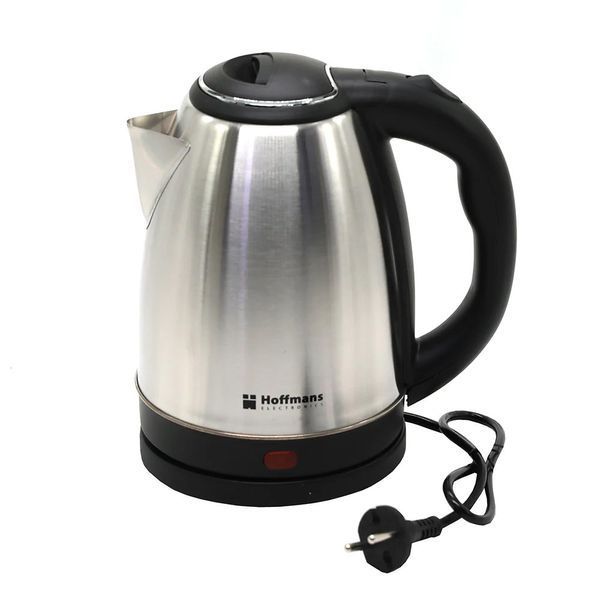 Електрочайник 2L, 1800W, Hoffmans HM-1818 / Електричний чайник дисковий / Електрочайник з нержавіючої сталі 234586325 фото