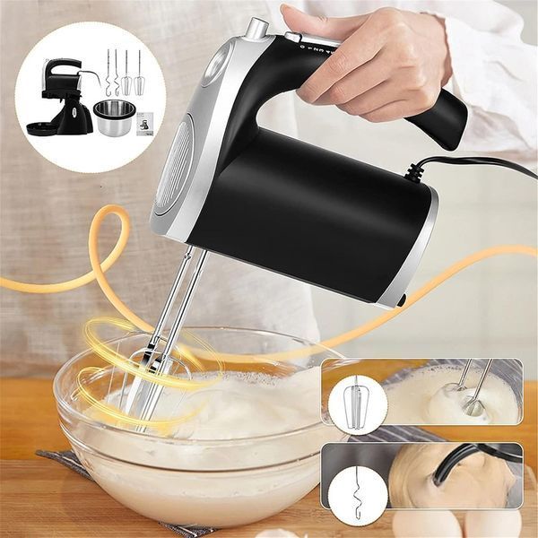 Миксер с чашей 3L, 1000W, Hoffmans HM-6630 / Стационарный миксер для теста / Ручной миксер 234585600 фото