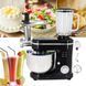 Кухонная машина +3 насадки, 1600Вт, Hoffmans HM-8085 / Блендер / Тестомес / Кухонный комбайн 234585629 фото 7