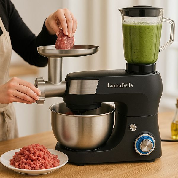 Кухонный комбайн 6л, 1500Вт, LB-55005 / Блендер / Тестомес / Кухонная машина / Мясорубка 234581572 фото