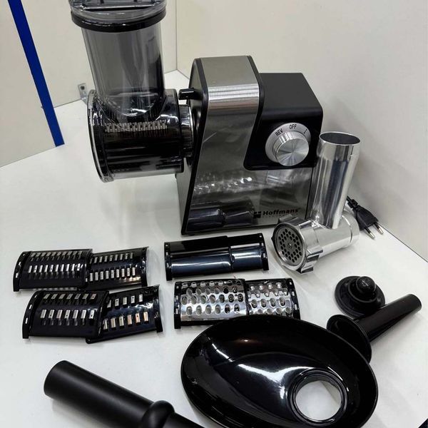Мясорубка электрическая 1000Вт + Овощерезка + 7 насадок, от сети, Hoffmans HM-277 / Электромясорубка 234577279 фото