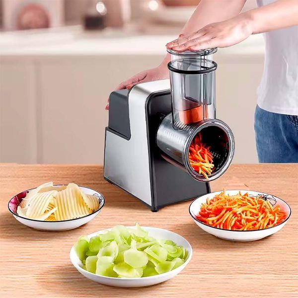 Мясорубка электрическая 1000Вт + Овощерезка + 7 насадок, от сети, Hoffmans HM-277 / Электромясорубка 234577279 фото