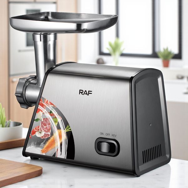 Электрическая мясорубка 2500W с функцией реверса и 2 насадками, RAF R.3378 / Мощная электромясорубка 234587924 фото