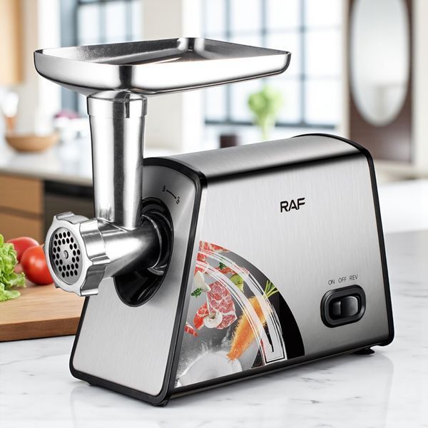Электрическая мясорубка 2500W с функцией реверса и 2 насадками, RAF R.3378 / Мощная электромясорубка 234587924 фото