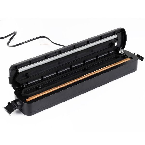 Кухонний вакуумний пакувальник Vacuum Sealer / Вакууматор продуктів / Машинка для вакуумування та запаювання пакетів 234562465 фото