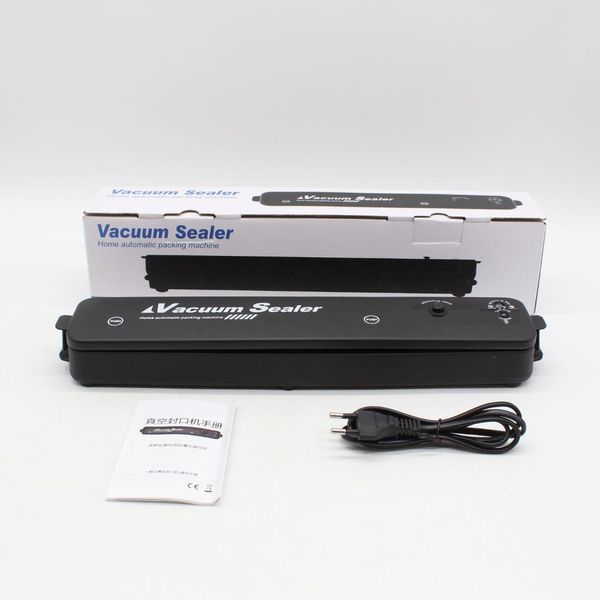 Кухонний вакуумний пакувальник Vacuum Sealer / Вакууматор продуктів / Машинка для вакуумування та запаювання пакетів 234562465 фото