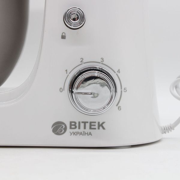 Стаціонарний міксер з чашею 3 насадки, 3000Вт, 4л, BITEK BT-6611 / Міксер планетарний / Тістоміс 23457676501 фото